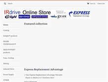 Tablet Screenshot of irdrive.com